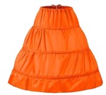 Børneunderskørt med bøjle, orange - til under lange festkjoler for strut